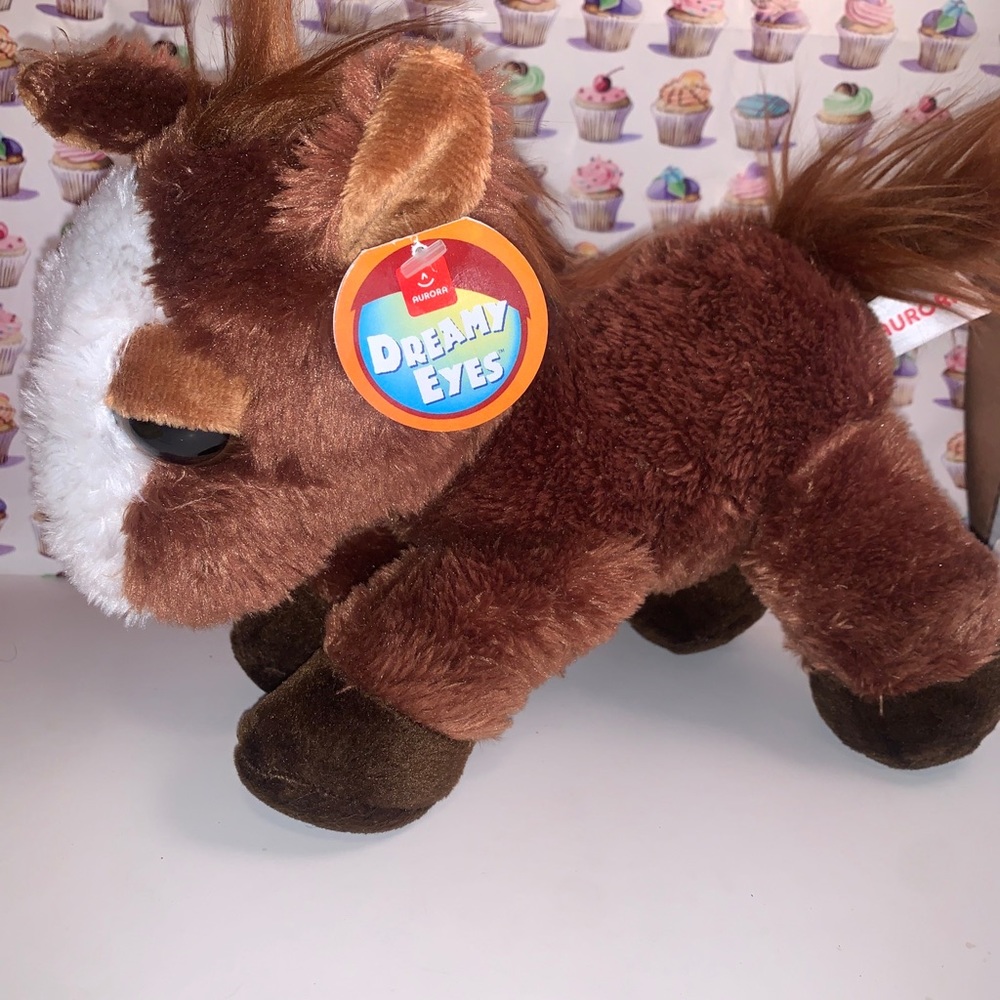 Aurora 10" Dreamy Eyes Prancer Pony Plush Stuffed Animal Toy #21063